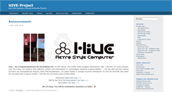 Desktop Screenshot of hive-project.de